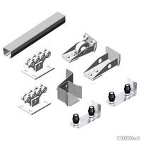 Комплектующие для откатных ворот весом до 450 кг. (балка 6 метров)