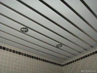 Потолки реечные алюминиевые