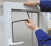 Замена резинового уплотнения на окнах