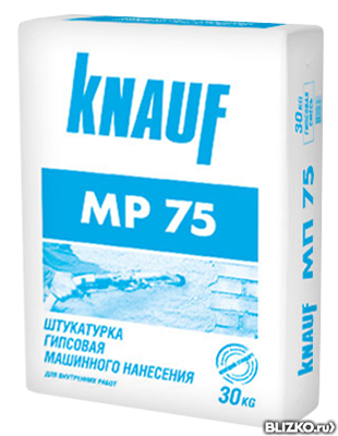 Штукатурка гипсовая Knauf МП-75,30 кг