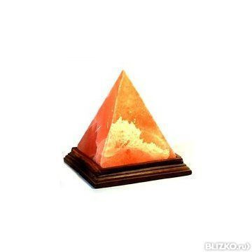 Солевая лампа пирамида малая около 2-2.5 кг
