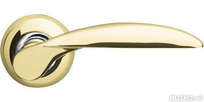 Дверная ручка раздельная Diona LD20-1GP/CP-2 золото/никель