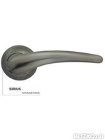 Дверная ручка раздельная Sirius LD145-1SN/CP-3 матовый никель/никель