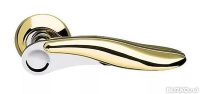 Дверная ручка раздельная Ursa LD48-1GP/CP-2 золото/никель