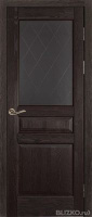 Дверь межкомнатная, Венеция ДО, венге, массив брашированная сосна