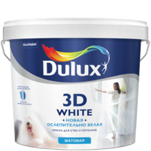 КРАСКА DULUX МАТОВАЯ О/Б 3D 5Л