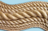 Веревка джутовая диаметр 8,0 мм. (30 м.)