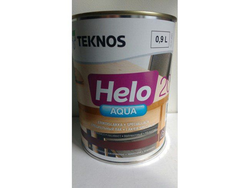 Лак для пола и паркета Teknos Heio Aqua 20 (Хело Аква), полуматовый, 10 л