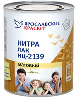 Лак для пола и паркета Ярославские краски НЦ-2139 нитра, матовый,16 кг