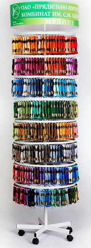 Стенд для продажи вышивальных ниток «Мулине», 552 цвета, круглый