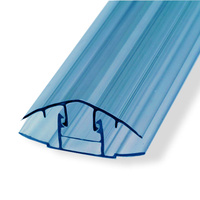 Профиль соединительный разъемный (хлыст 6м) для ПК 6-10 мм синий