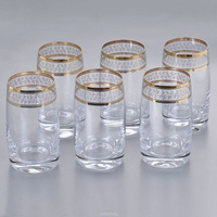 Набор стаканов Bohemia 6 шт Идеал 250 мл для воды 25015/43249/250