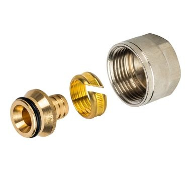 Фитинг компрессионный 16х2,2x1/2" STOUT