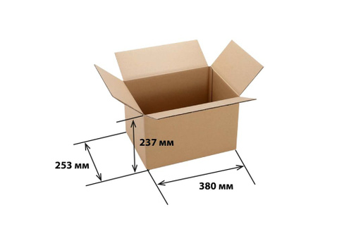 Картонная коробка № 7 (380х253х237)
