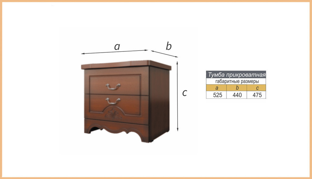 Браво мебель тумбочки прикроватные