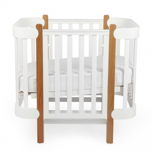Детская кроватка-трансформер Mommy Lux цвет белый
