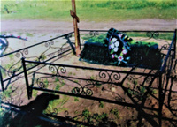 Ограда на могилу "Вензель"20