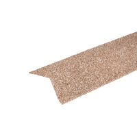 Планка карнизная с гранулятом, латунный, шт. (75*50*5 мм), Длина 1,25 м.