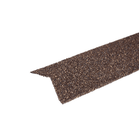 Планка карнизная с гранулятом, медный, шт. (75*50*5 мм), Длина 1,25 м.