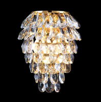 Бра Crystal Lux CHARME AP3 GOLD, TRANSPARENT