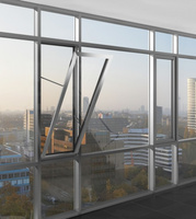 Алюминиевые панорамные окна в коттедж Alneo