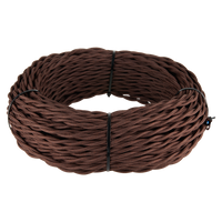 Ретро кабель витой 2х2,5 (коричневый) 20 м (под заказ) W6452314