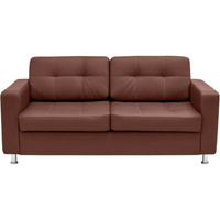 Трехместный диван Мягкий Офис коричневый