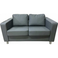 Двухместный диван Мягкий Офис с механизмом серый