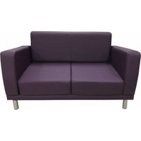 Двухместный диван Мягкий Офис фиолетовый