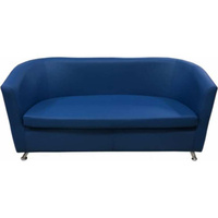 Двухместный диван Мягкий Офис синий