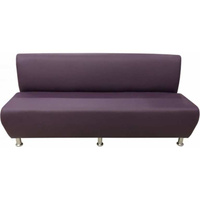 Трехместная секция дивана Мягкий Офис фиолетовая