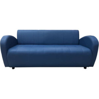 Четырехместный диван Мягкий Офис синий