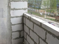 Алюминиевая лоджия 6 м установка на бетонные перила
