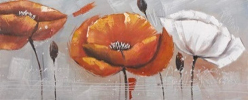 Картина Paint.OrangeFlower 150х60