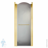 Душевая дверь Migliore DIADEMA (900х2030) левая, стекло матовое, золото ML.DDM-22.594.ST.DO