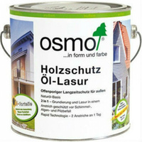 Защитное масло-лазурь для древесины Osmo Holz-Schutz Ol Lasur 907 Серый кварц 25 л