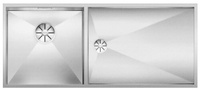 Врезная кухонная мойка Blanco Zerox 400/550-Т-U L InFino 44х101.5см нержавеющая сталь