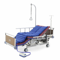 Кровать электрическая мед-мос db-11а (ме-5248н-01) алюм. с боковым переворачиванием, туалетным устройством и функцией «к
