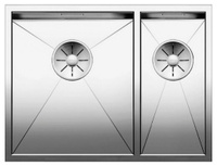 Интегрированная кухонная мойка Blanco Zerox 340/180-IF InFino L 58.5х44см нержавеющая сталь