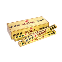 Благовония HEM Sandalo (Cандал), шестигр, 20 пал. упаковка (6 шт.)