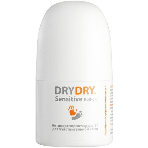 Антиперспирант DRY DRY шариковый ролик женский мужской от пота, запаха для кожи тела 50 мл DryDry