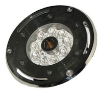Прожектор светодиодный для подсветки струи фонтана Kivilcim DPL кольцевой 9 Power LED, 9 Вт, 12 В, ½quot; (свет full RGB