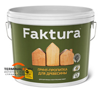 Грунт-пропитка FAKTURA для древесины, банка 0,7 л