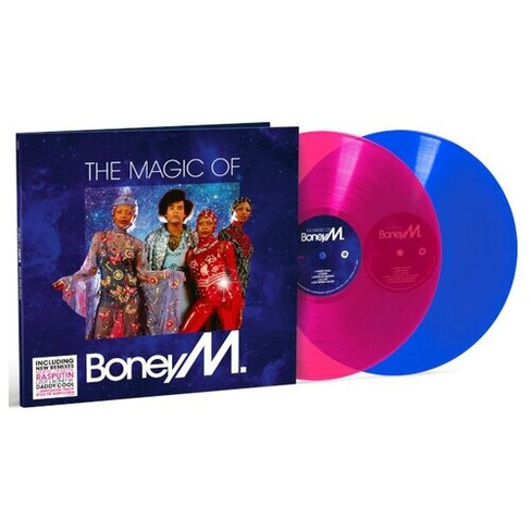 Виниловая пластинка Boney M. Magic Of Boney M. Special Remix Edition. Magenta & Blue Transparent (2 LP) Sony
