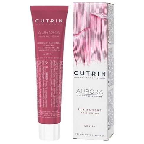 Cutrin AURORA крем-краска для волос, 3.3 Темно-золотистый коричневый, 60 мл