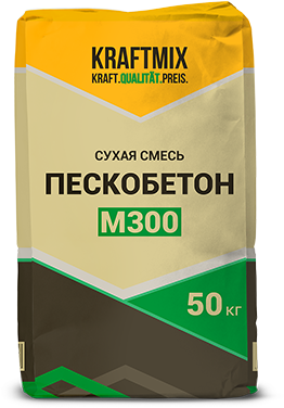 Пескобетон Kraftmix М-300, 50кг