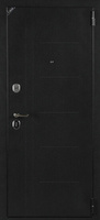 Входная дверь металлическая Графит Черный букле / Сандал белый 860х2050