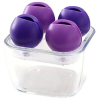 Шкатулка для мелочей, 4 мячика-держателя, цвет фиолетовый, 8х8х8 см Bloominghome Accents