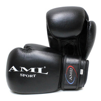 Боксерские перчатки AML Sport - черные