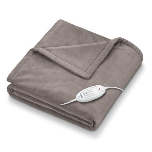 Электрическое одеяло Beurer HD75 серый, 100Вт